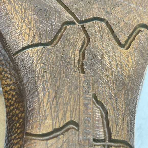 Romika Leather Cut Out Silver Sandals EU Size 40 MCS5119J - Picture 10 of 10